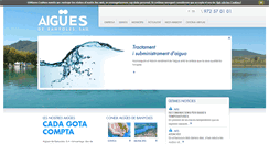 Desktop Screenshot of aiguesdebanyoles.com